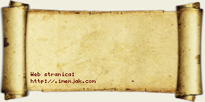 Emilija Rubežanović vizit kartica